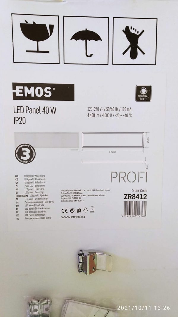 náhled LED panel 30x120 cm / 40W