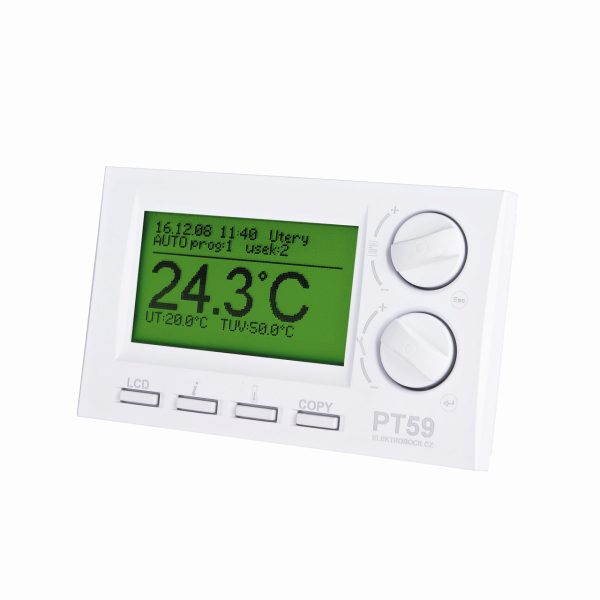 náhled Inteligentní termostat pro ovládání kotle.