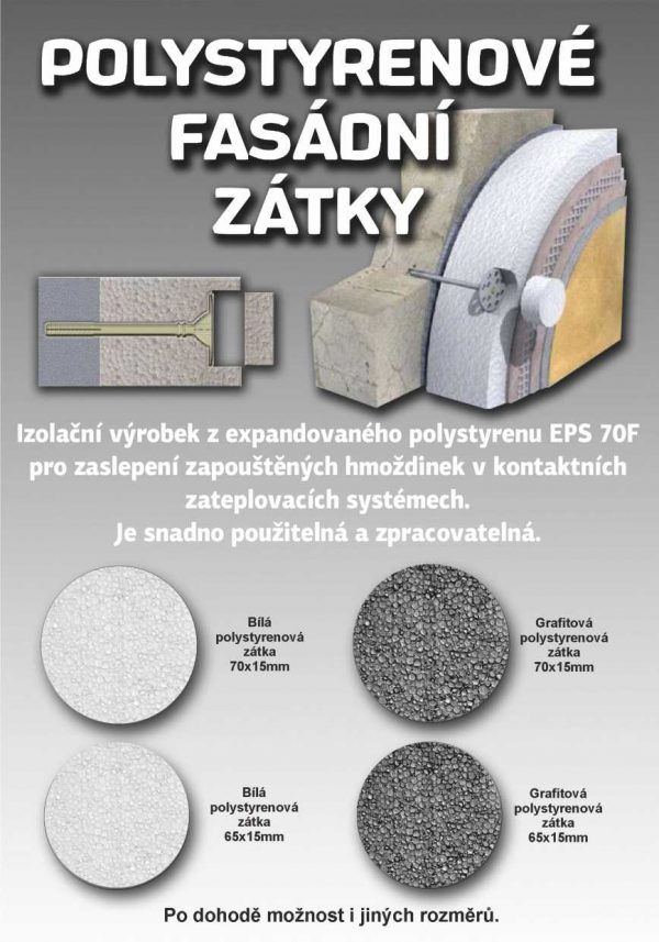náhled POLYSTYRENOVÉ ZÁTKY PRŮMĚR 70mm