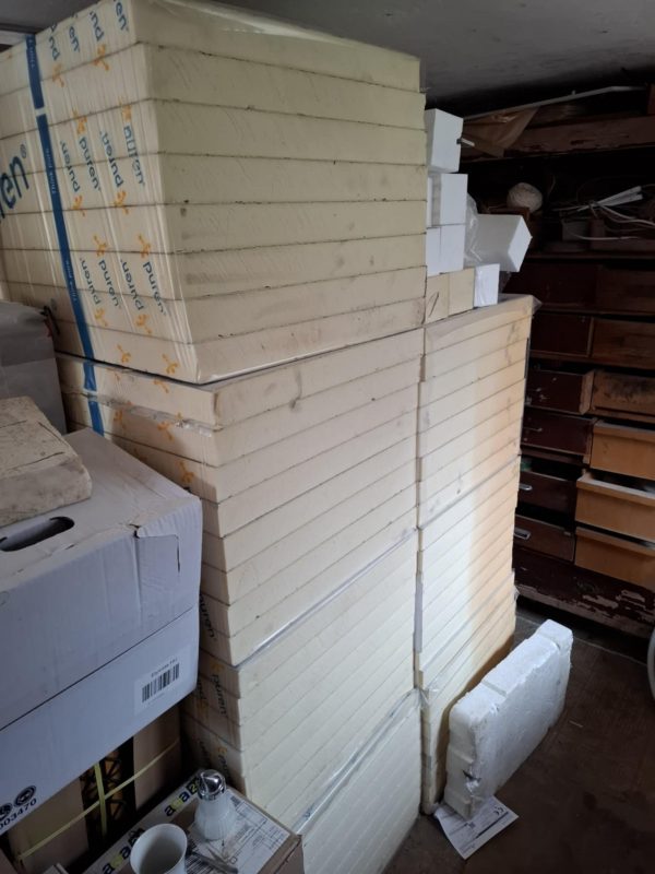 náhled Deska Puren FAL WLS 023 1200x600x60mm (nové - zabalené - jen trochu zašpiněné)